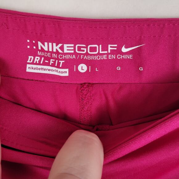 Nike Golf Dri Fit pink pleated skort Size large active preppy - Picture 3 of 9